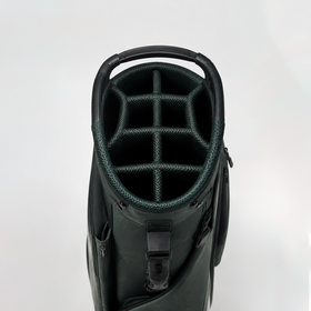 Luxury Waterproof Leather Golf Stand Bag, Portable Carry Bag for Golf Course
