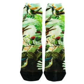 Bamboo Fiber Printed Antibacterial Socks