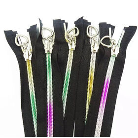 Factory direct supply customization colorful zipper for mutilple use