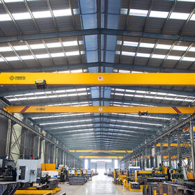 Best-selling Model Heavy Duty A5 Class VFD Remote Control Single Girder Electric Traveling Cranes