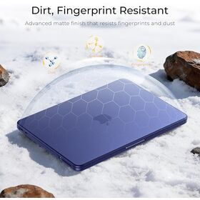 Frosted Indigo Snap On Case for MacBook Neo 13 A18 Pro Scratch Resistant PC Shell Accessories for MacBook