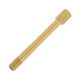 Custom 100mm 1/8" BSP Male To Female Thread Brass Pipe Extension Fitting Connector Hex Coupling Adapter