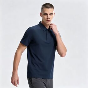 Polyester and cotton Polo Shirt 200GSM Custom Embroidery Logo Business Casual Men's Polo T-Shirts Ribbed Collar Wholesale Polos