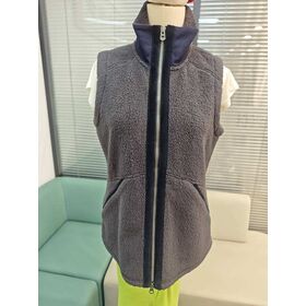 Women Double Sherpa Fleece Vest Warm Winter Sleeveless Outerwear Apparel