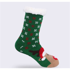 Christmas fleece socks for cozy holidays