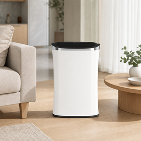 Floor-Standing HEPA Air Purifier for Large Rooms, 427 m3/h CADR, 57 m2 Coverage, Auto & Sleep Modes and Ionizer Control