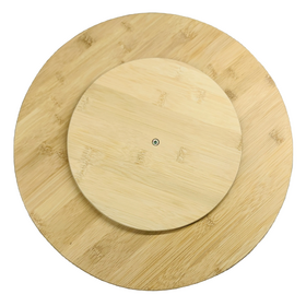 Eco-Friendly Bamboo Lazy Susan Kitchen Turntable Rotating Serving Plate Pieces