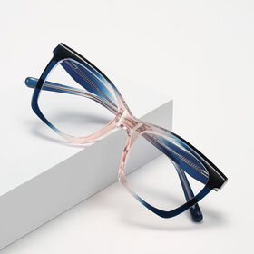 Cat Eye Anti Blue Light Glasses Diamond Decor Optical Frames