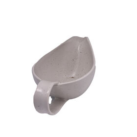 24OZ Ceramic Milk Pitcher with Spout Handle, Large Coffee Latte Frothing Jug Gravy Boat for Cafe Restaurant Item
