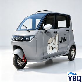 YBQ: OEM Manufacturer Enclosed 4-Seater Electric Tricycle for Family Town Daily Commuting