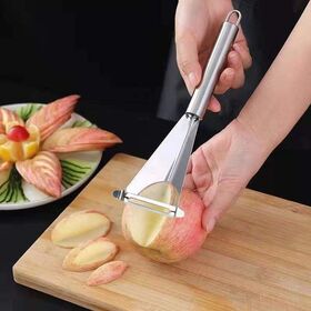 Triangular Aluminum Garlic Press Professional Fruit Vegetable Slicer Cutter Tool