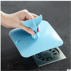 Silicone Floor Drain Cover Drain Hair Catcher Floor Drain Gutter Strainer for Hair Prevention
