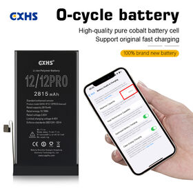 Diagnostics Compatible Aftermarket for IPhone 12 Pro Replacement Battery Premium Cell for Repair Shops Long Lasting
