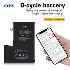 GXHS Factory OEM Diagnostic cell Premium Aftermarket battery for iPhone 12 Pro Max battery for Repair Shops Wholesalers & Brands