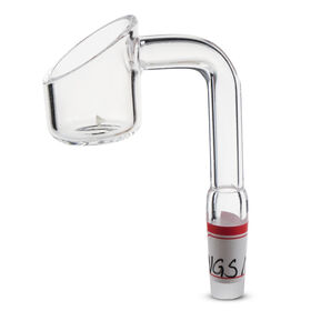 2 size Premium 45 Quartz Banger Nail Thick Bottom Bucket for Glass WaterPipe