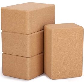 High Density Eco Friendly Cork Yoga Block Professional Fitness Brick