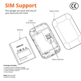 JIMI OEM ODM Long Battery Life Esim Pocket portable travel hotspot LTE LCD LED Mifis 4G CE Router SIM Card Pocket Router WIFI6