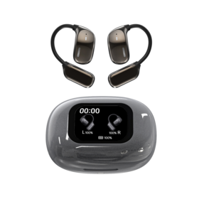AI Real-Time Translation Earbuds Two-Way Translator HD Sound LED Smart Screen Business Sports translator TWS Earphones