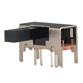 SK-22H13 Horizontal slide switch with 10,000 cycles lifespan/rating 0.3A/50V DC/withstand voltage 500V AC IATF 16949