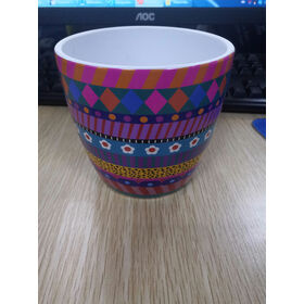 Decorative Indoor Outdoor Round Ceramic Flower Pot