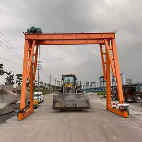 Customized 3 Ton Single Girder Gantry Crane with Wheels for Manufacturing