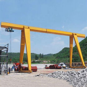 Strong Capacity Cheap Price 5 Ton 10 Ton 20 Ton Single Girder Gantry Crane with Electric Hoist