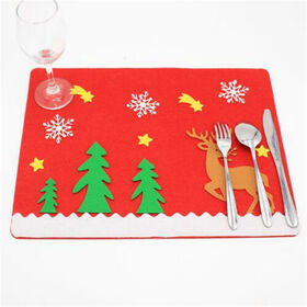 New design 3d christmas placemat