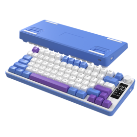 75% Compact Gaming Keyboard Tri-Mode Wireless RGB Membrane Switch with 19-Keys rollover Macaron Color Design for OEM wholesale