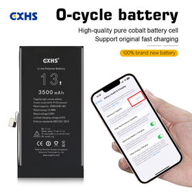 GXHS OEM Celda de Cobalto Puro Batería de Alta Capacidad Premium para iPhone 13 para Mayoristas y Marcas de Reparación