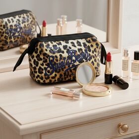 Cute Recyclable Eco-Friendly Makeup Bag, Large Capacity Travel Toiletry Pouch, Portable Hand-held Cosmetic Storage Bag for Women,