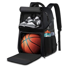 Premium Honeycomb Oxford Basketball Backpack Dual Separate Shoe & Ball Compartment For Outdoor Sports Training