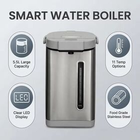Hot Water Thermostat 8L Indian Tea Kettle Kitchen Thermos and Coffee Flask for Cooking Hotel Travel Electric Thermo Pump