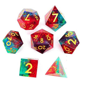 Hot sales Customized Resin shakes eyeball quicksand Dice