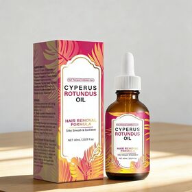 Cyperus Rotundus Öl Roll-On Essenz - Natürliches Haarwuchshemmendes Öl nach der Haarentfernung, Hautpflege, beruhigendes Roll-On Serum, Private Label