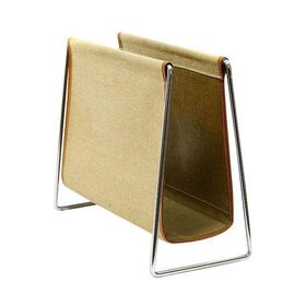 Traditional Metal & Cloth Book Holder Rack