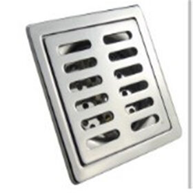 Bathroom Square Stainless Steel Water Strainer Floor Drain Stainless Steel Square Floor Drain for Modern Bathrooms
