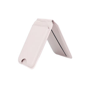 Premium Strong Magnetic Wallet for Magsafe PU Leather Adjustable Stand 4 Card Holders Mag Wallet Compatible 12-17 Mobile phone ...