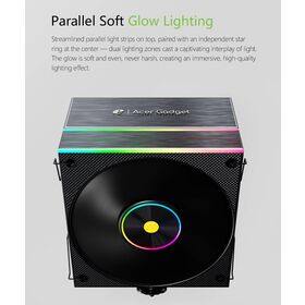 250W TDP CPU Cooler 6 Heat Pipes Dual Tower Radiator Fan for Intel LGA1700 AMD AM5 Gaming PC Silent Heatsink Processor PWM