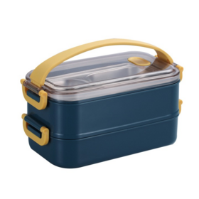 High Quality Hot Sale Office Students Double-Layer Split 304 Stainless Steel Water Injection Heat Retention Lunch Box