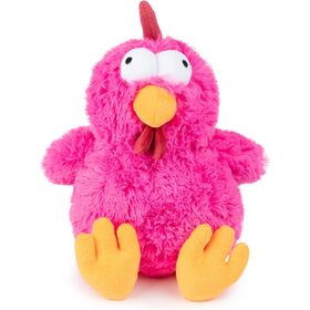 Squeaky Crinkle Plush Dog Toy, Interactive Fetch Chew Toy, Stress Relief Gift for Moderate Chewing Dogs