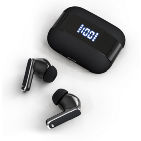 Private Mold Wireless Earphone With LED Digital Display, Bluetooth 6.0 Headphone Adopt 35dB ANC And ENC Technology