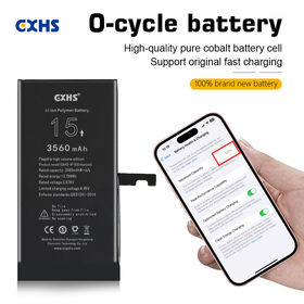 GXHS OEM Pure Cobalt cell Premium Aftermarket High Capacity for iPhone 15 battery for Repair Wholesalers & Brands