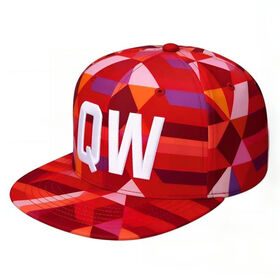 Custom Logo Embroidered Printed Flat Brim Hip Hop snapback caps Unisex Street wear Flat Peak Hat