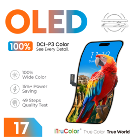 Original Resolution Display Screen Assembly Mobile phone LCDs screens for iPhone 17, 98% NTSC Color Gamut