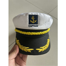 Custom Embroidered Captain Hat