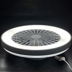 Decorative ABS Interior Ceiling Fan Integrated Professional LED Lighting