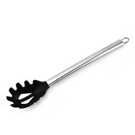 Stainless Steel Handle Silicone Pasta Fork