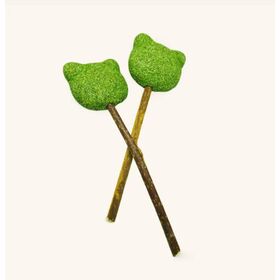 OEM Catnip Ball with Silver Vine Stick, Natural Matatabi Lollipop Cat Toy