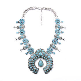 Fashion Turquoise Bead Jewelry Statement Necklaces