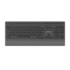 KY-X058 Full-Size Multi-Device Wireless Scissor-Switch Keyboard with Integrated Wrist Rest